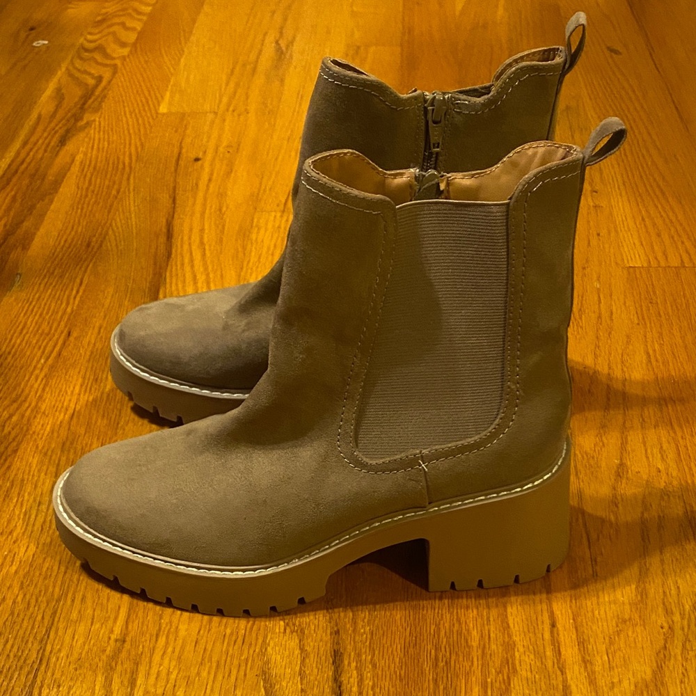 Target Tan Ankle Booties